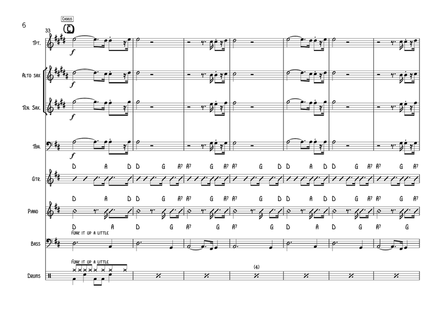 Give A Little Bit Large Ensemble scores gallery preview page 6