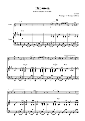 Habanera (for solo alto sax w/ piano accompaniment)