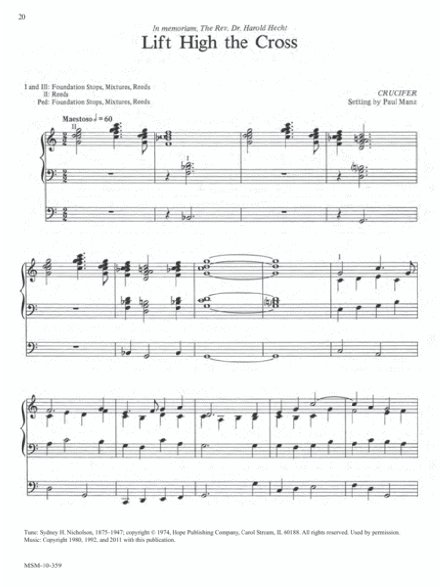 Ten Chorale Improvisations, Set 9 Organ scores gallery preview page 11
