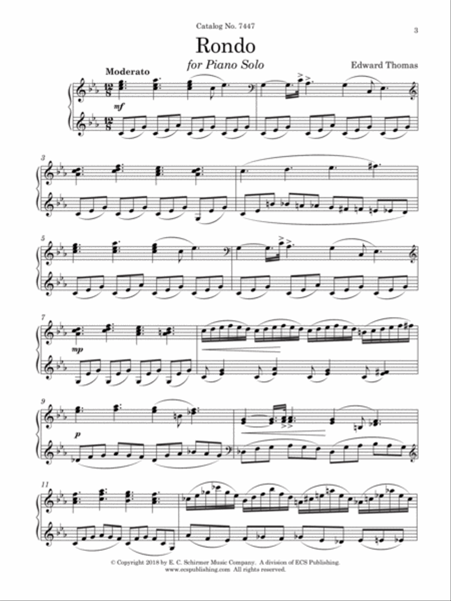 Rondo Piano Solo scores gallery preview page 1