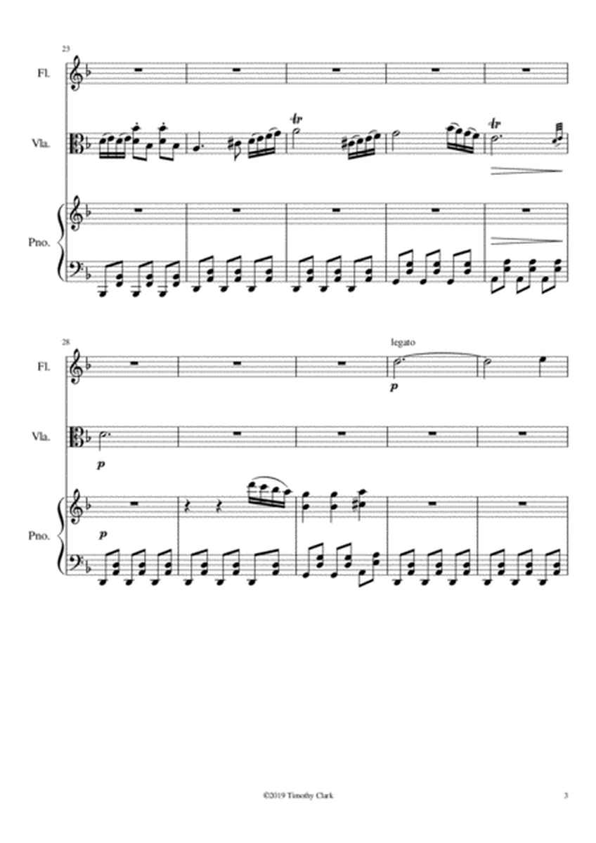Dance Suite for Flute, Viola & Piano: III. Sarabande