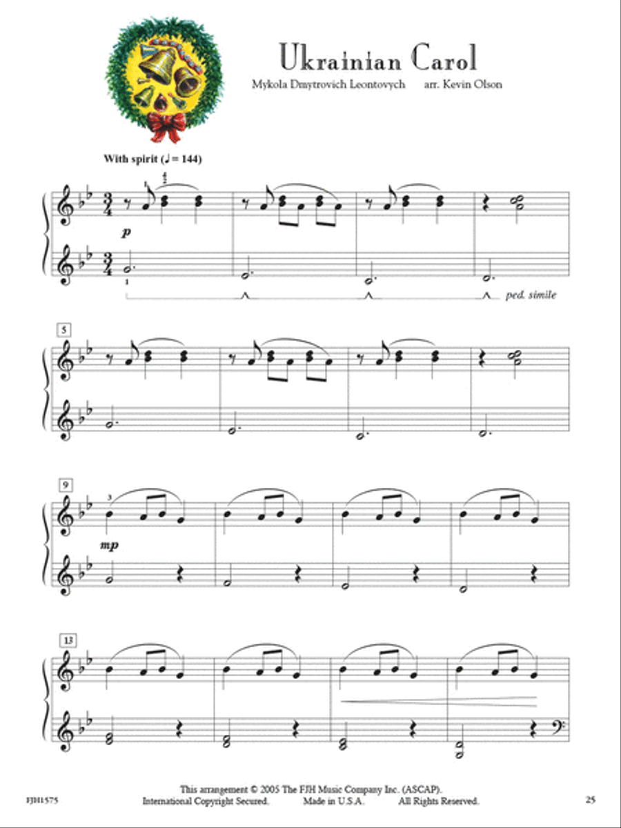 In Recital with Christmas Favorites, Book 3 Piano Method scores gallery preview page 4