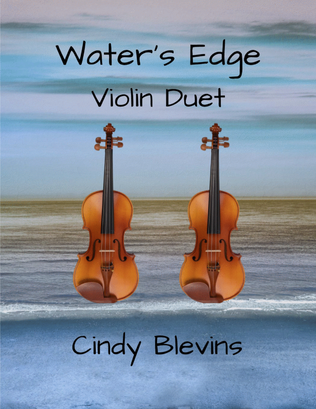 Book cover for Water's Edge, for Violin Duet