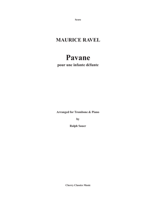 Pavane for Trombone and Piano