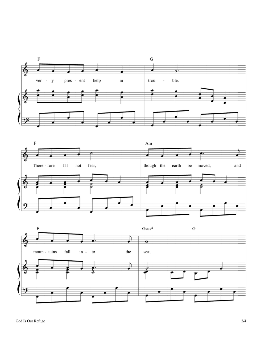 God Is Our Refuge (Psalm 46) image number null