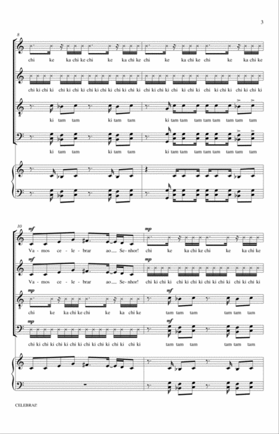 Celebrai Celebrai 4-Part scores gallery preview page 3