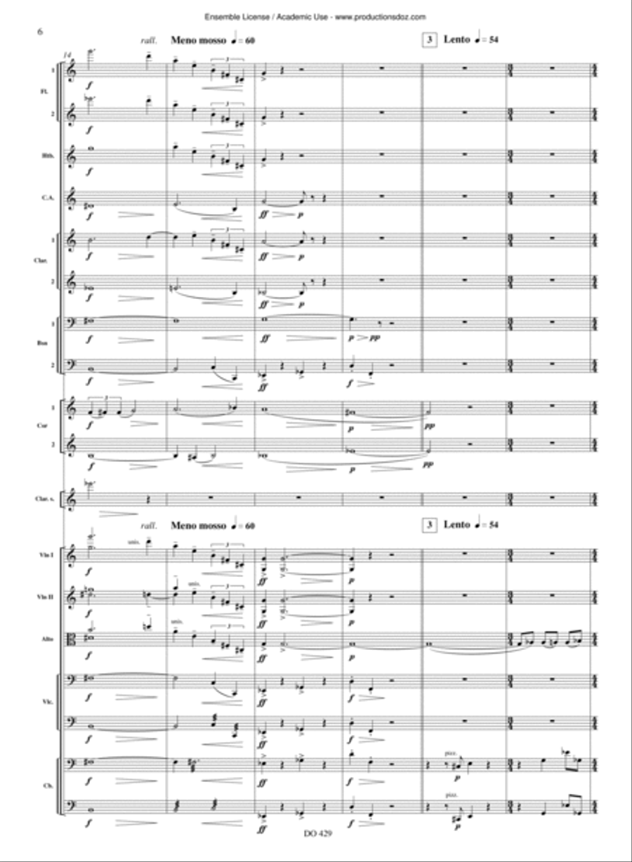 Concerto pour clarinette Orchestra scores gallery preview page 6