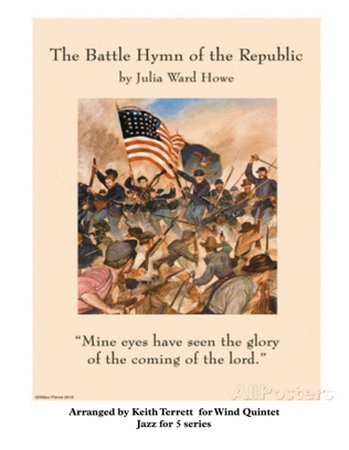 Book cover for Battle Hymn of the Republic for Wind Quintet