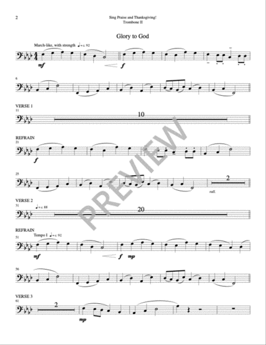 Sing Praise and Thanksgiving Mass-Choir, Cantor, Keyboard, Guitar Edition Choir scores gallery preview page 21