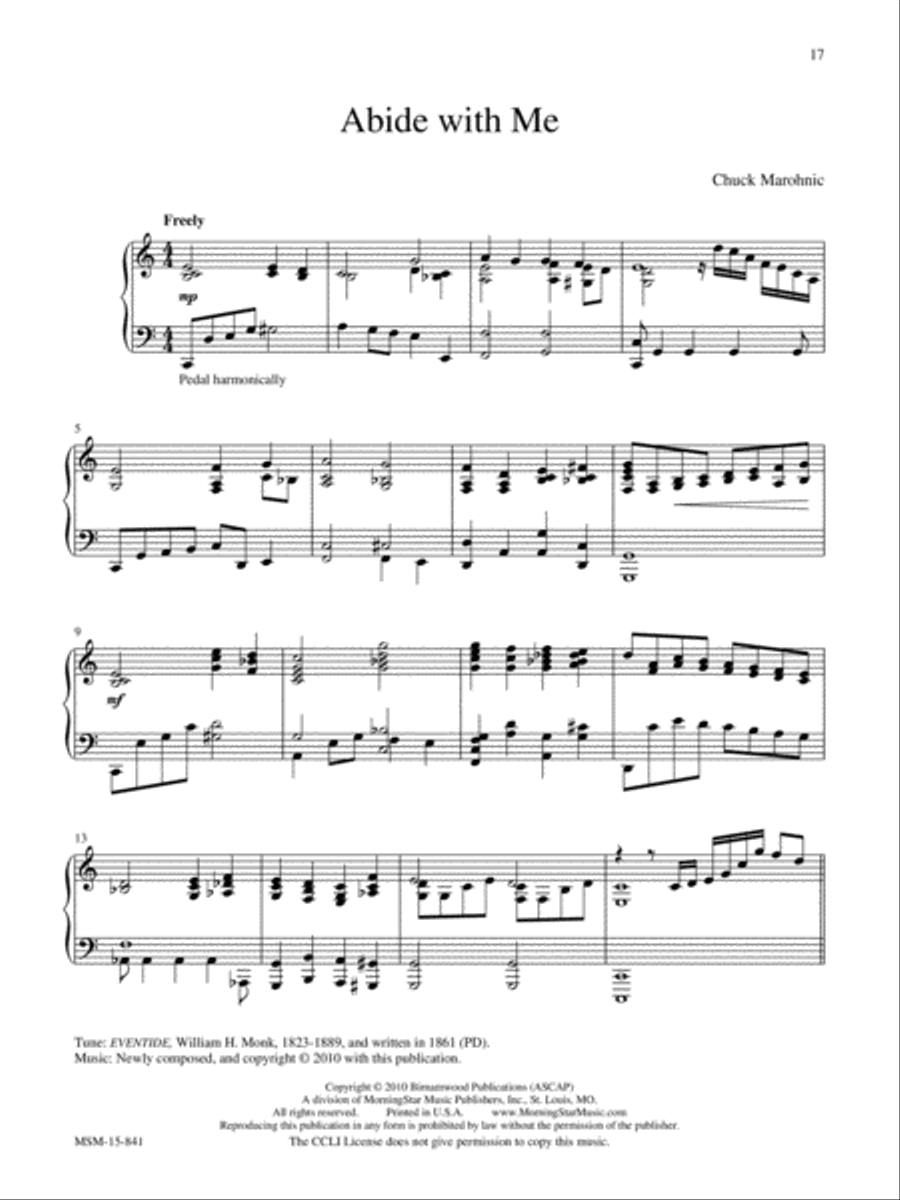 Just a Closer Walk Piano Solo scores gallery preview page 6