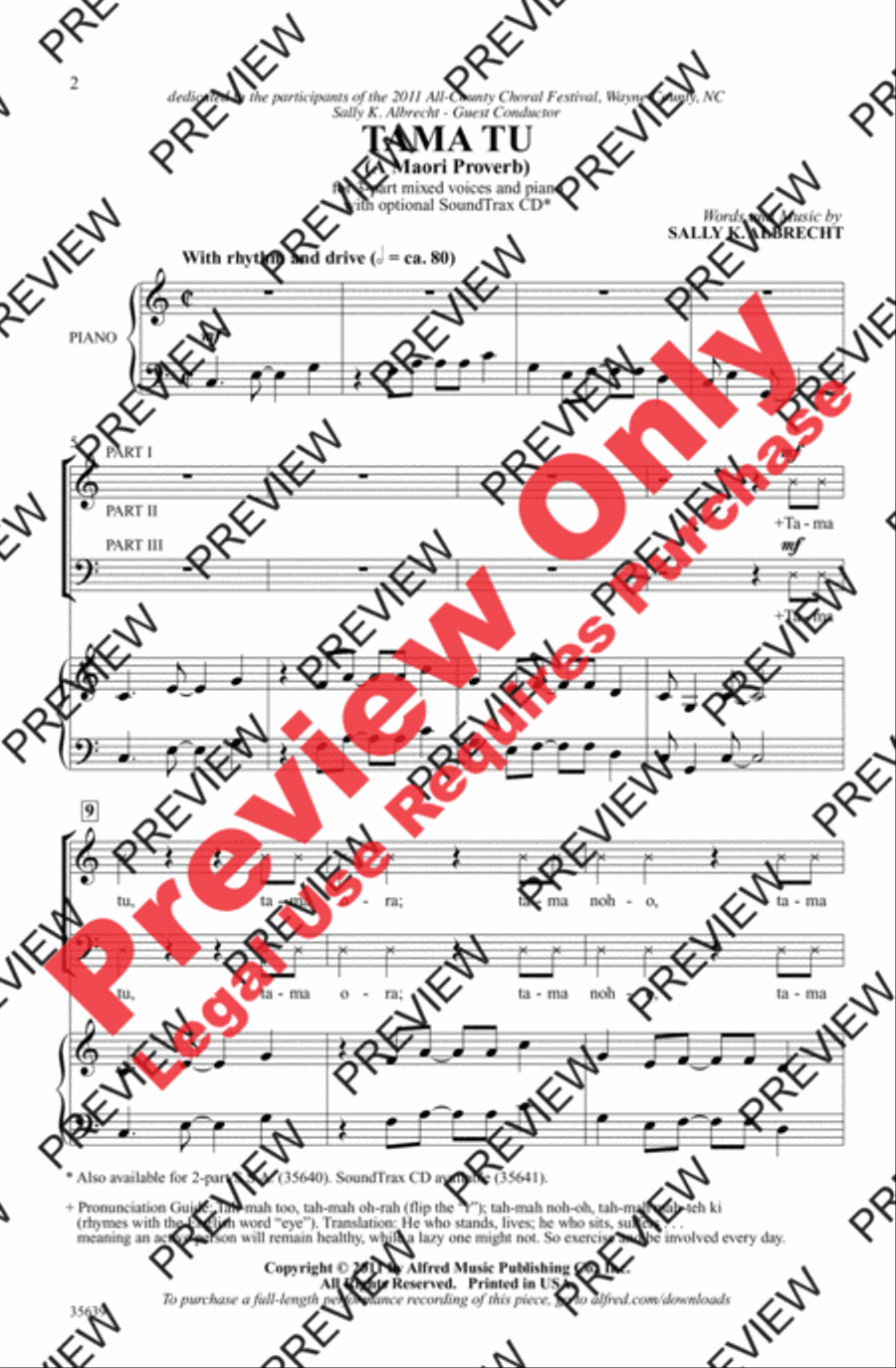 Tama Tu 3-Part scores gallery preview page 2