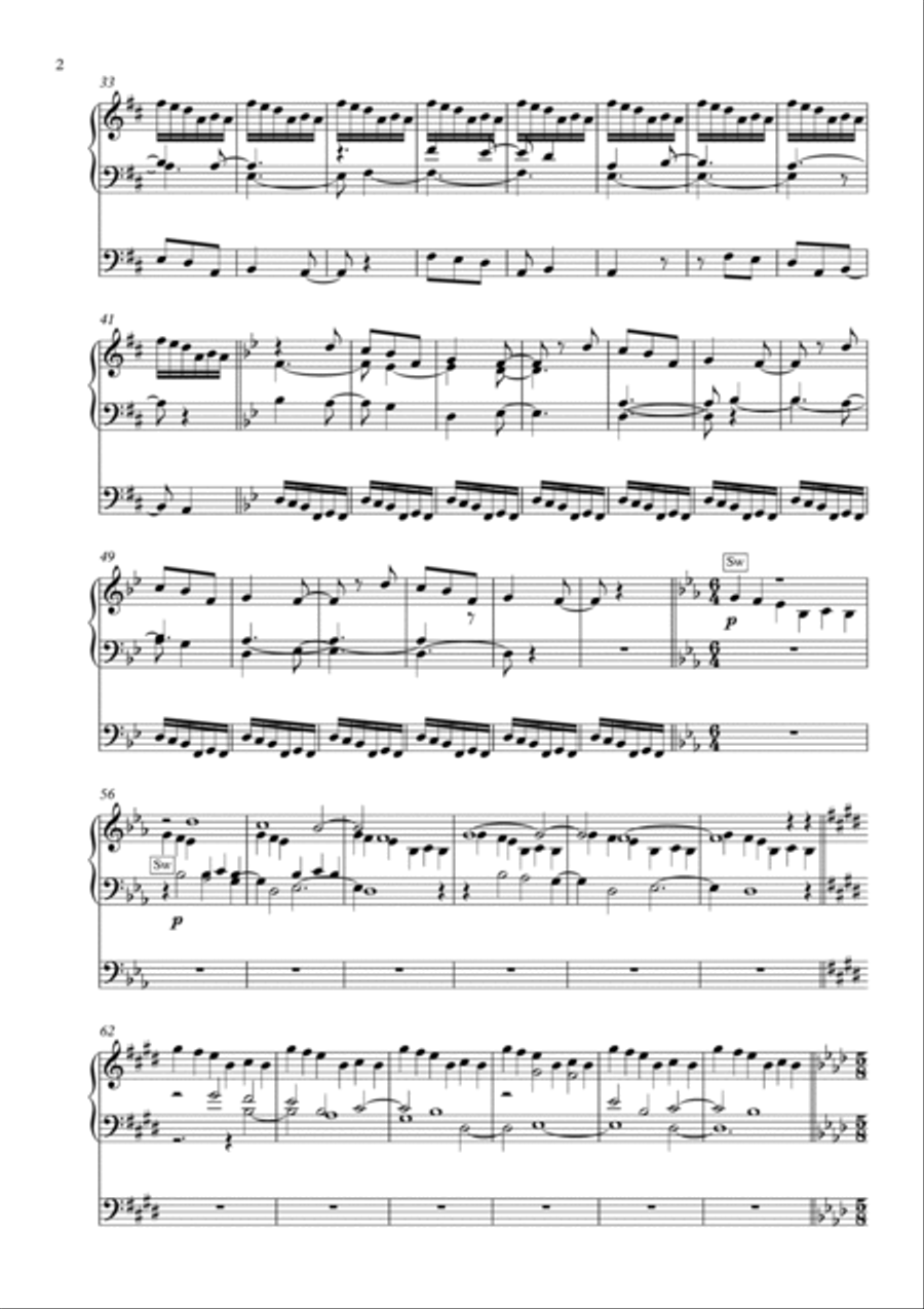 Vilkas grikius sėjo, Op. 62 for solo organ (2018) by Vidas Pinkevicius Organ Solo scores gallery preview page 2