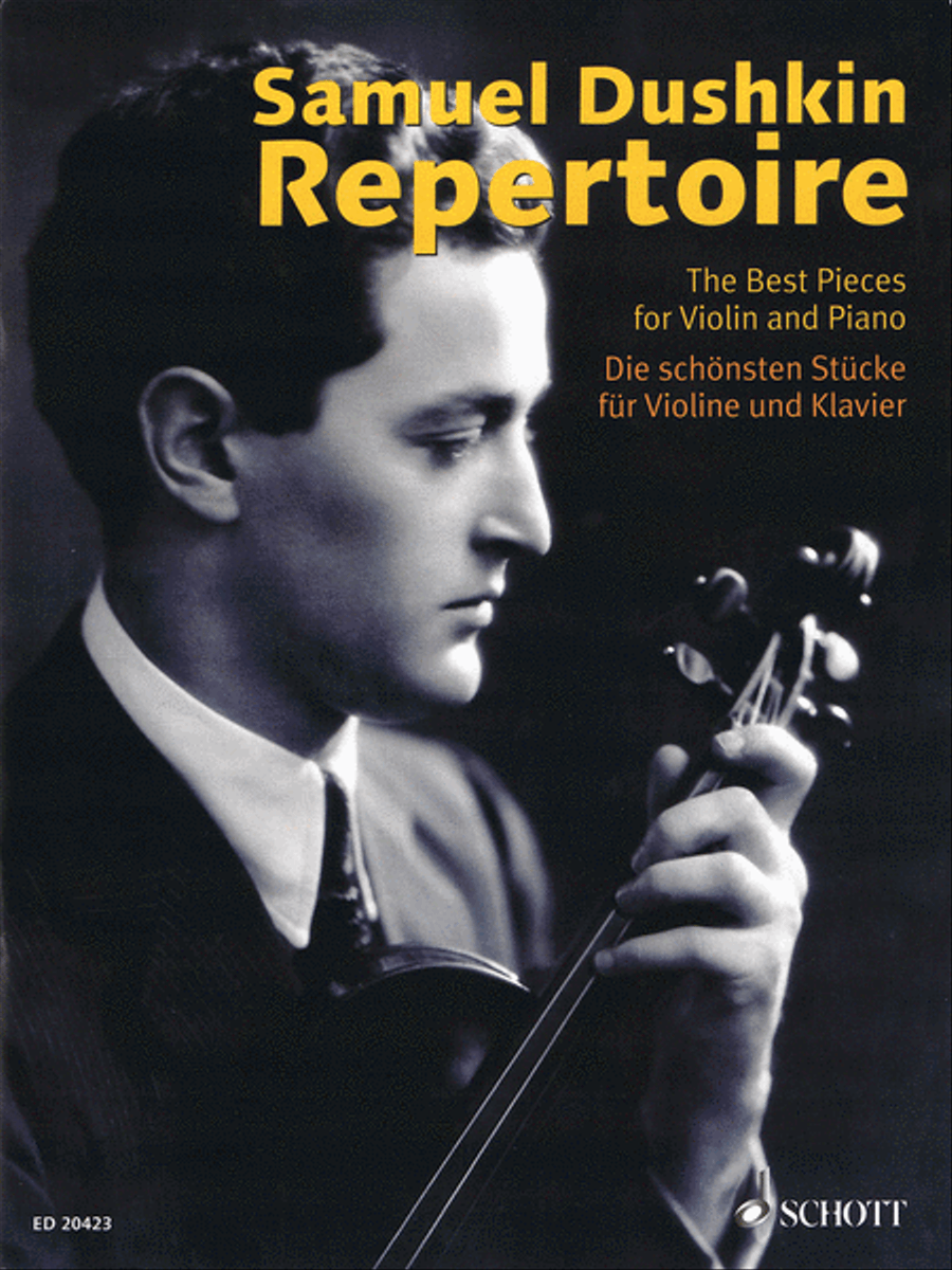 Samuel Dushkin Repertoire Violin Solo scores gallery preview page 1