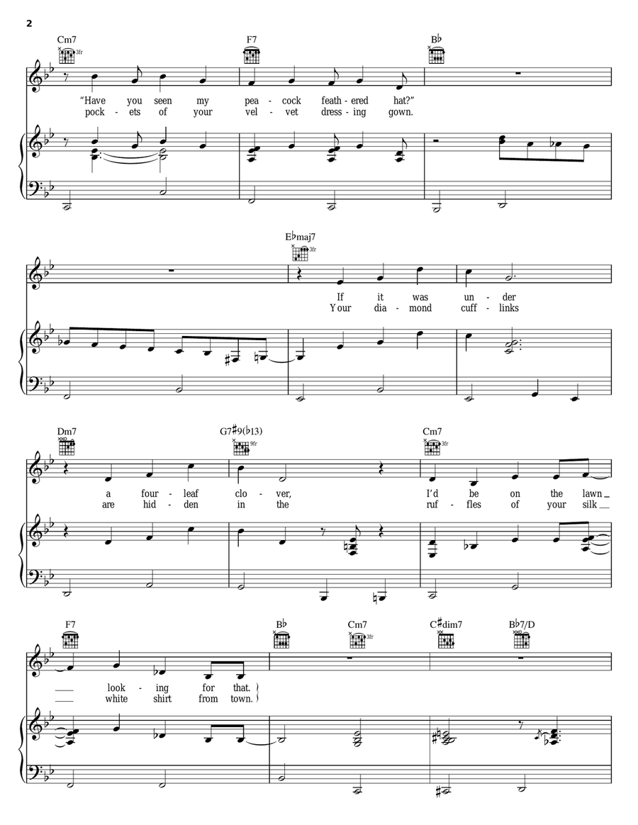 Where Is Your Heart At? Piano, Vocal, Guitar scores gallery preview page 2