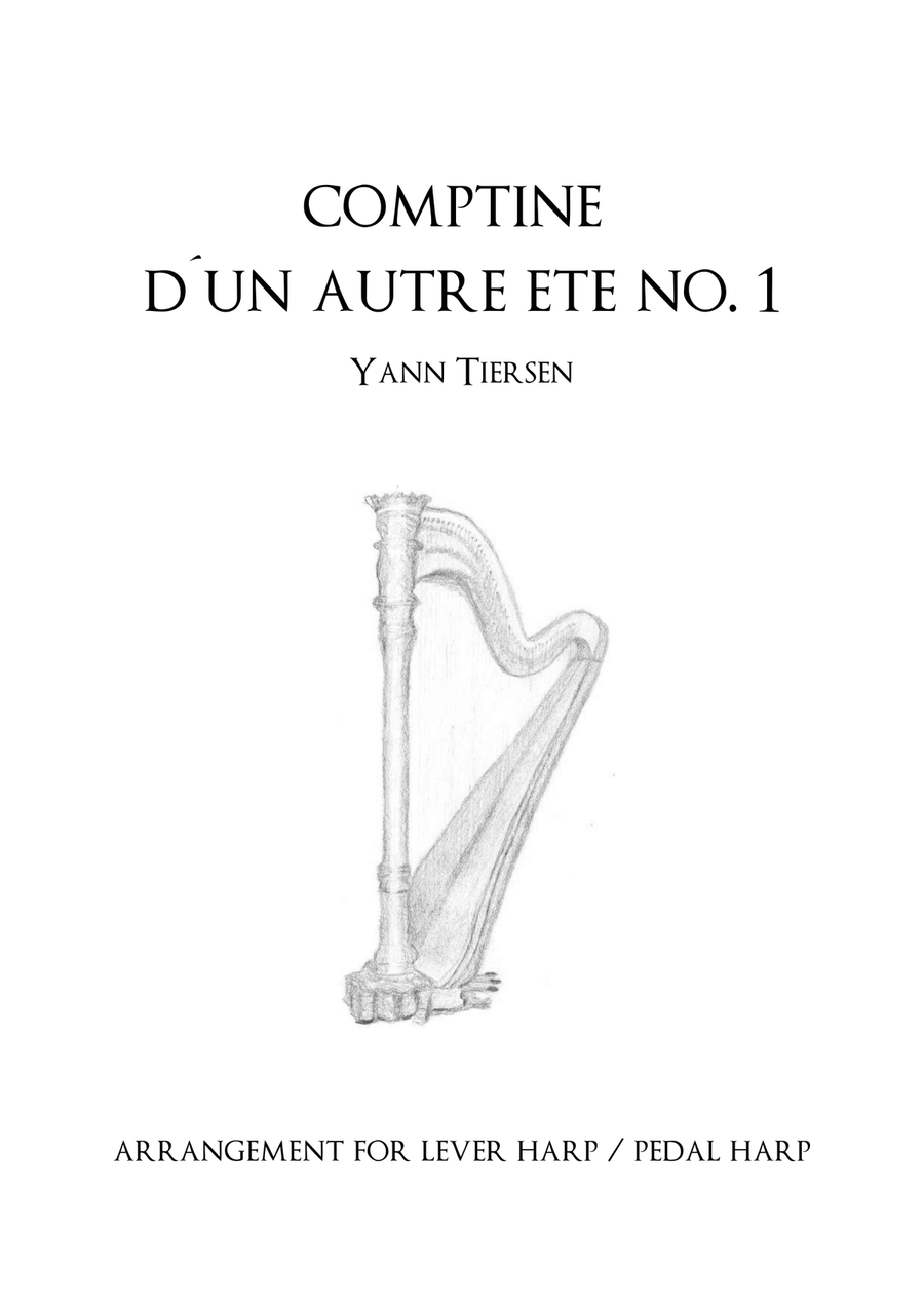 Comptine D'un Autre Été: L'après-midi by Yann Tiersen Harp - Digital Sheet Music