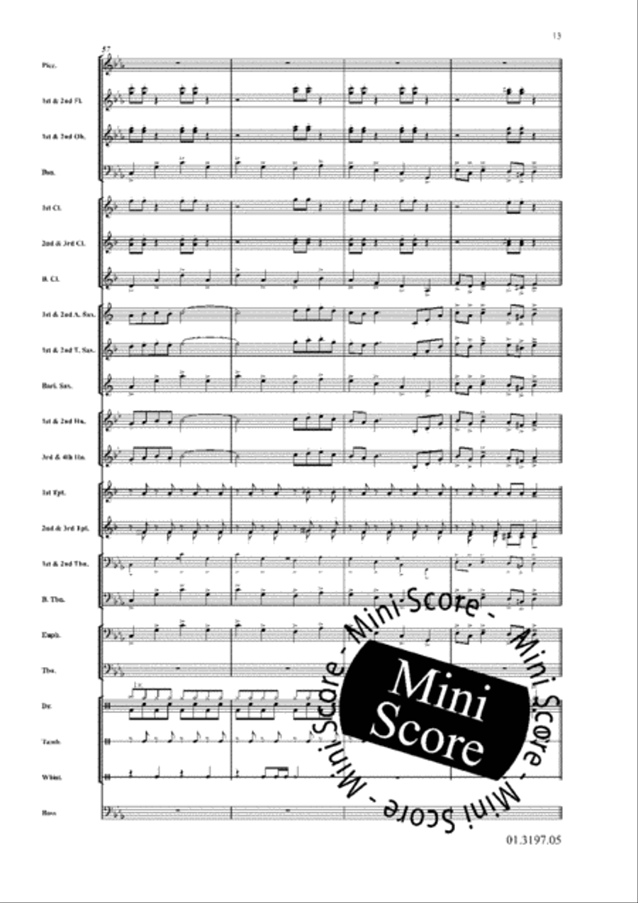 Joy Ride Concert Band scores gallery preview page 17