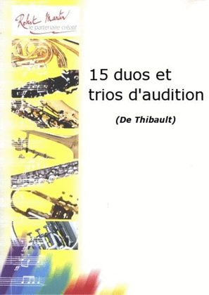 Book cover for 15 Duos et Trios d'Audition