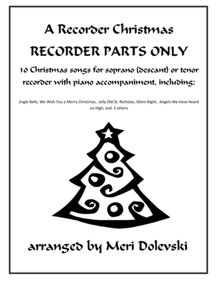 A Recorder Christmas--RECORDER PARTS ONLY