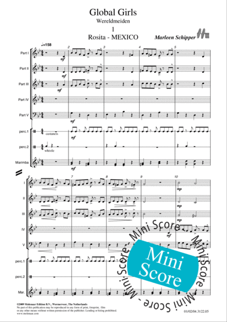 Global Girls Concert Band scores gallery preview page 5