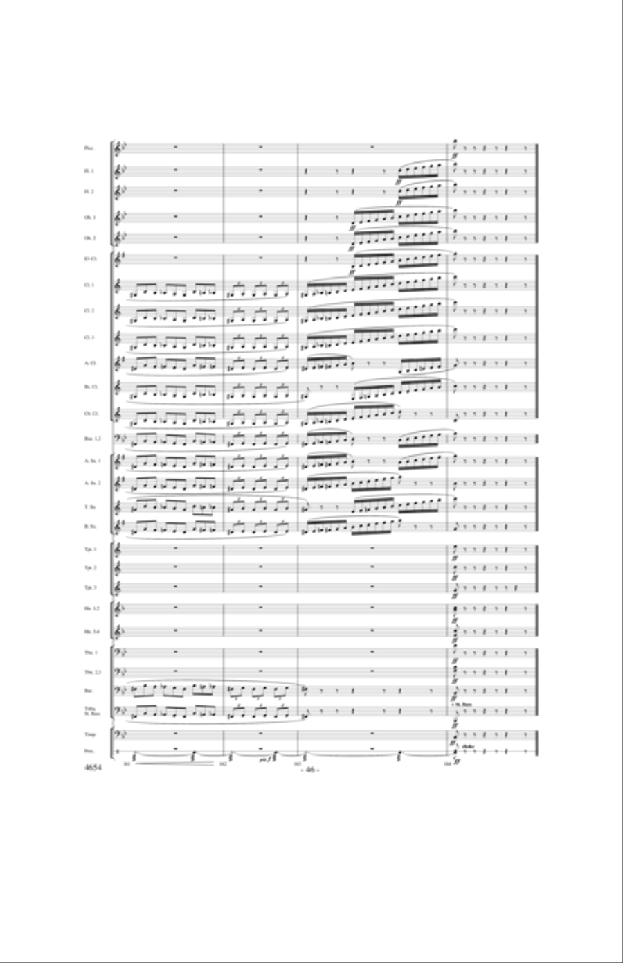 Ride of the Valkyries Concert Band scores gallery preview page 45