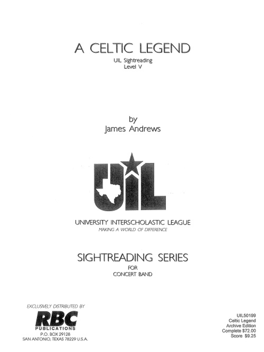 Celtic Legend (Score) Concert Band scores gallery preview page 1