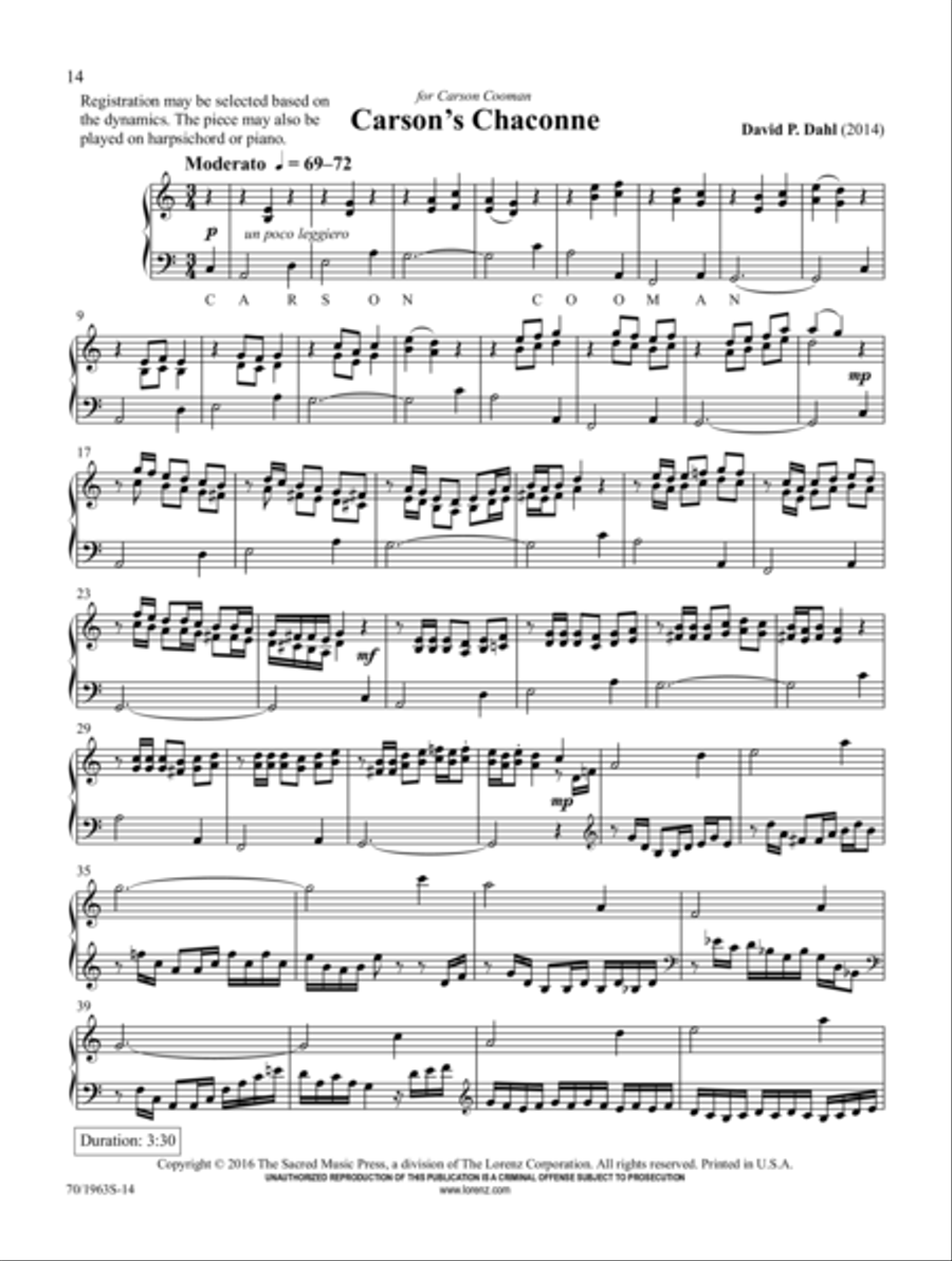 God of Grace and God of Glory Organ Solo scores gallery preview page 6