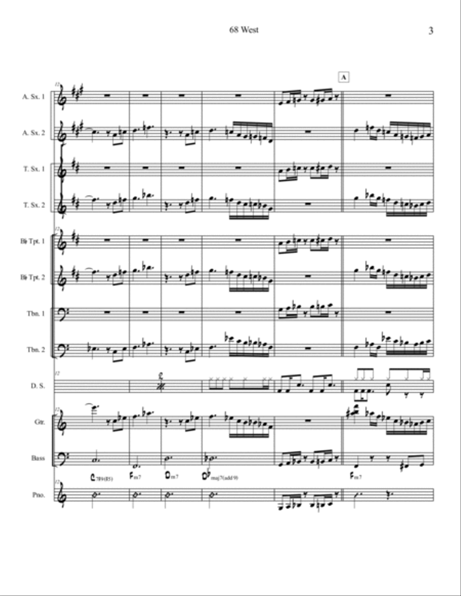 68 West 68 West Jazz Ensemble scores gallery preview page 4