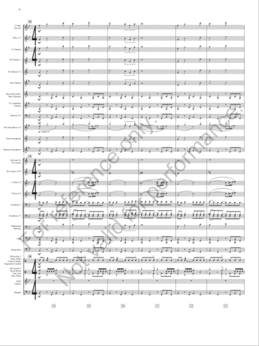 Emperata Overture Concert Band scores gallery preview page 7