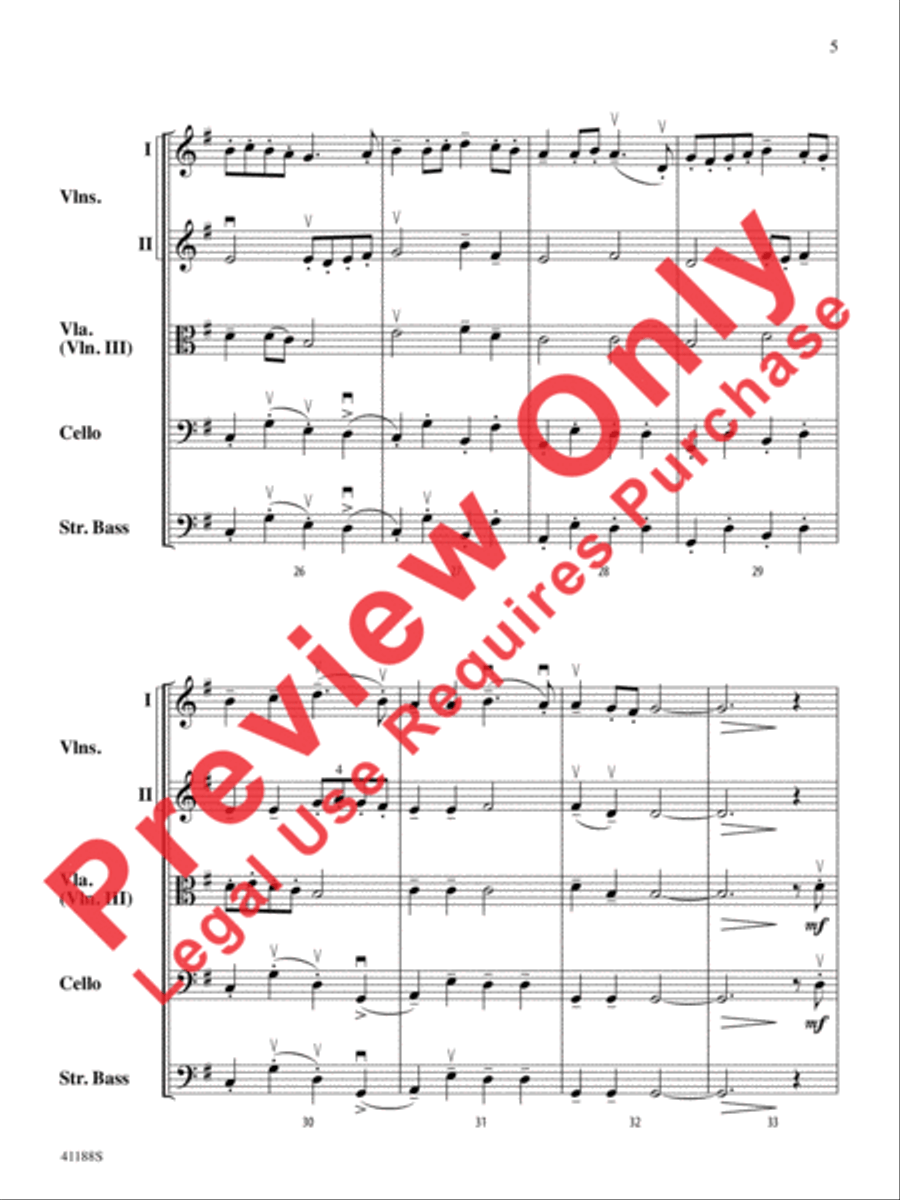 The Simple Gifts of Music String Orchestra scores gallery preview page 6