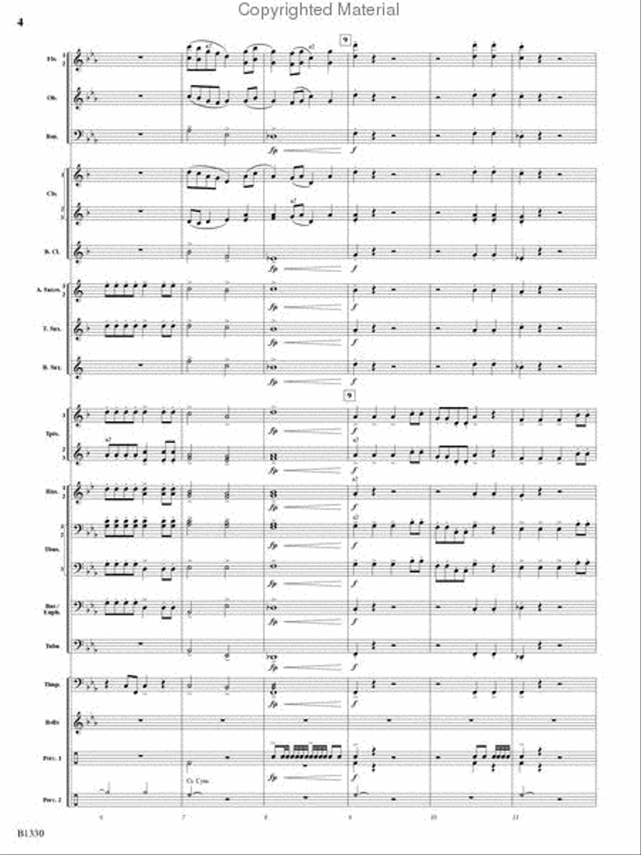 Raiders of the High Seas Concert Band scores gallery preview page 3
