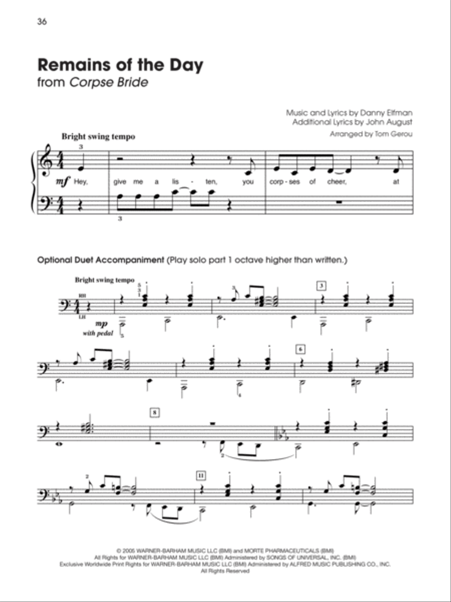 5 Finger Halloween Fun Easy Piano scores gallery preview page 14