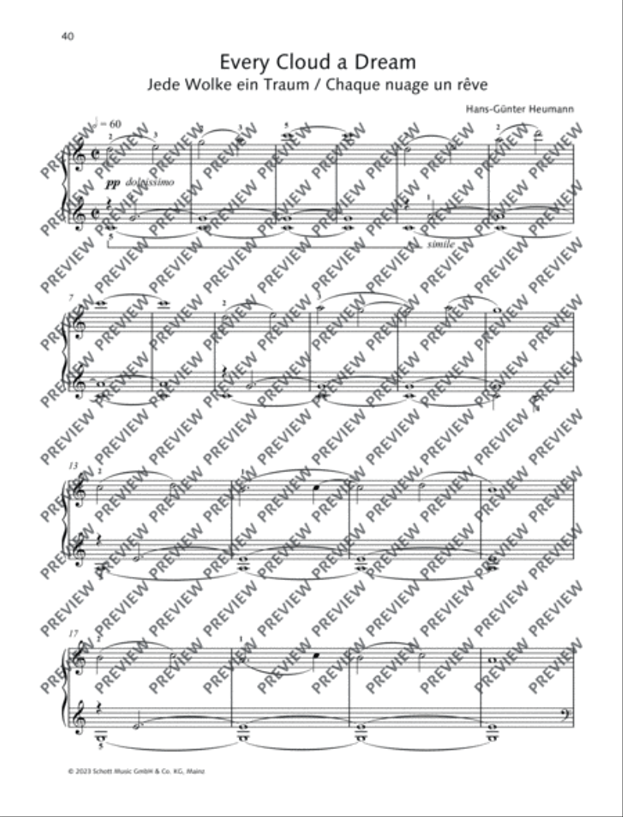 Every Cloud a Dream Piano Solo scores gallery preview page 2