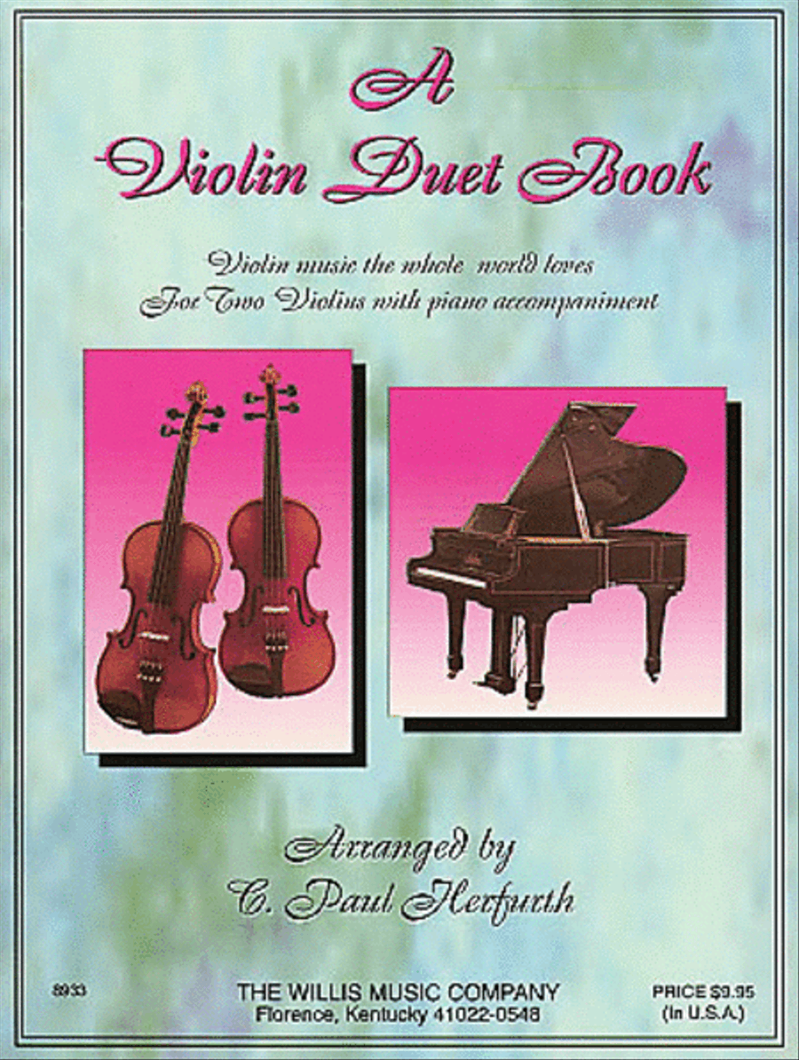 A Violin Duet Book by Ernest Chausson String Duet - Sheet Music