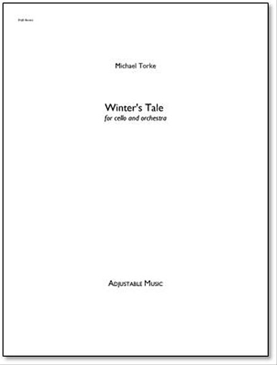 Winter's Tale Orchestra scores gallery preview page 1