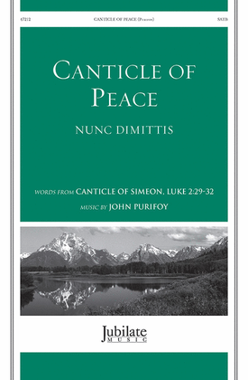 Book cover for Canticle of Peace