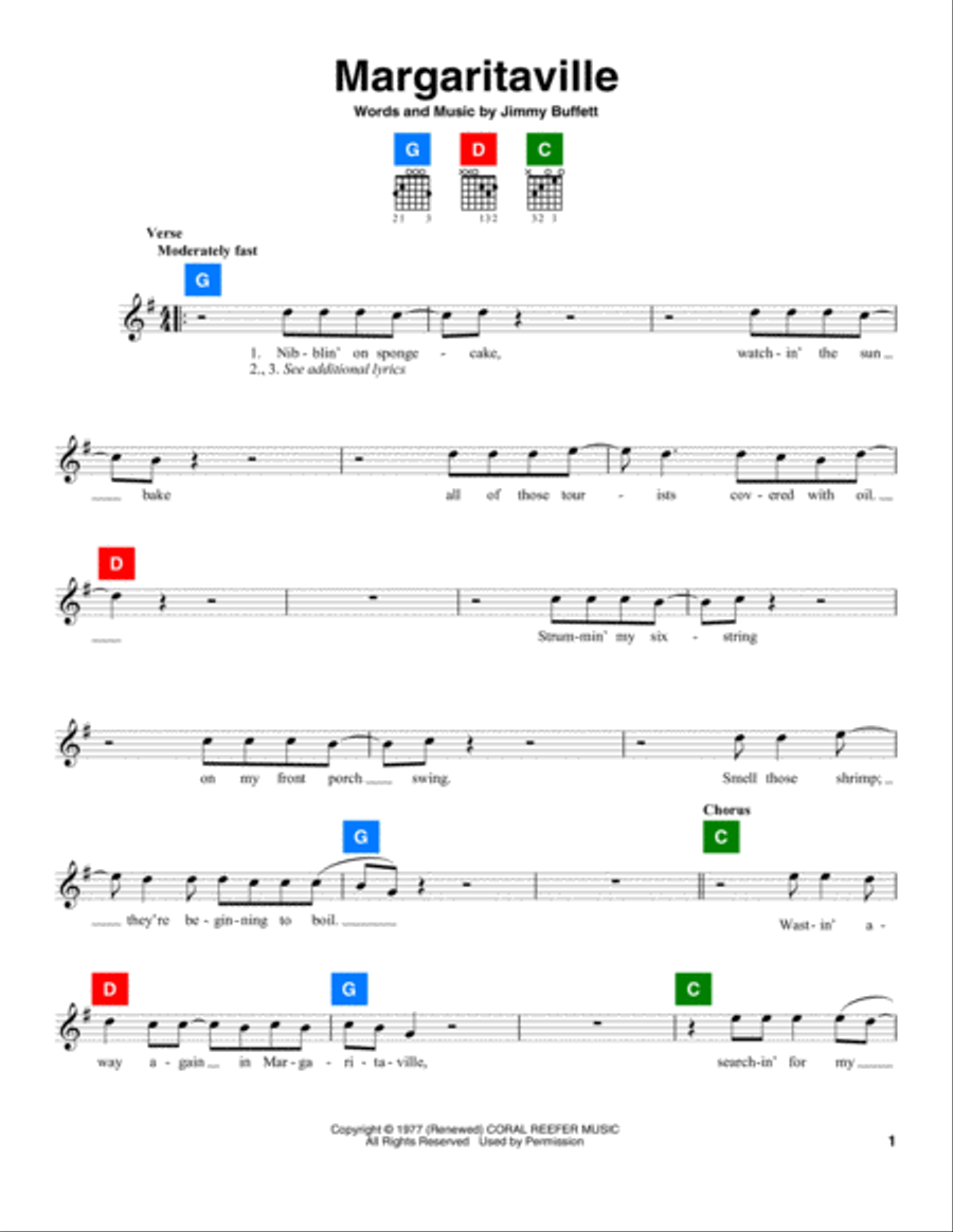 Margaritaville Margaritaville School and Community scores gallery preview page 1