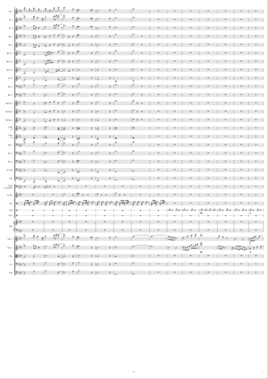 Nine Mile Canyon Full Orchestra scores gallery preview page 3