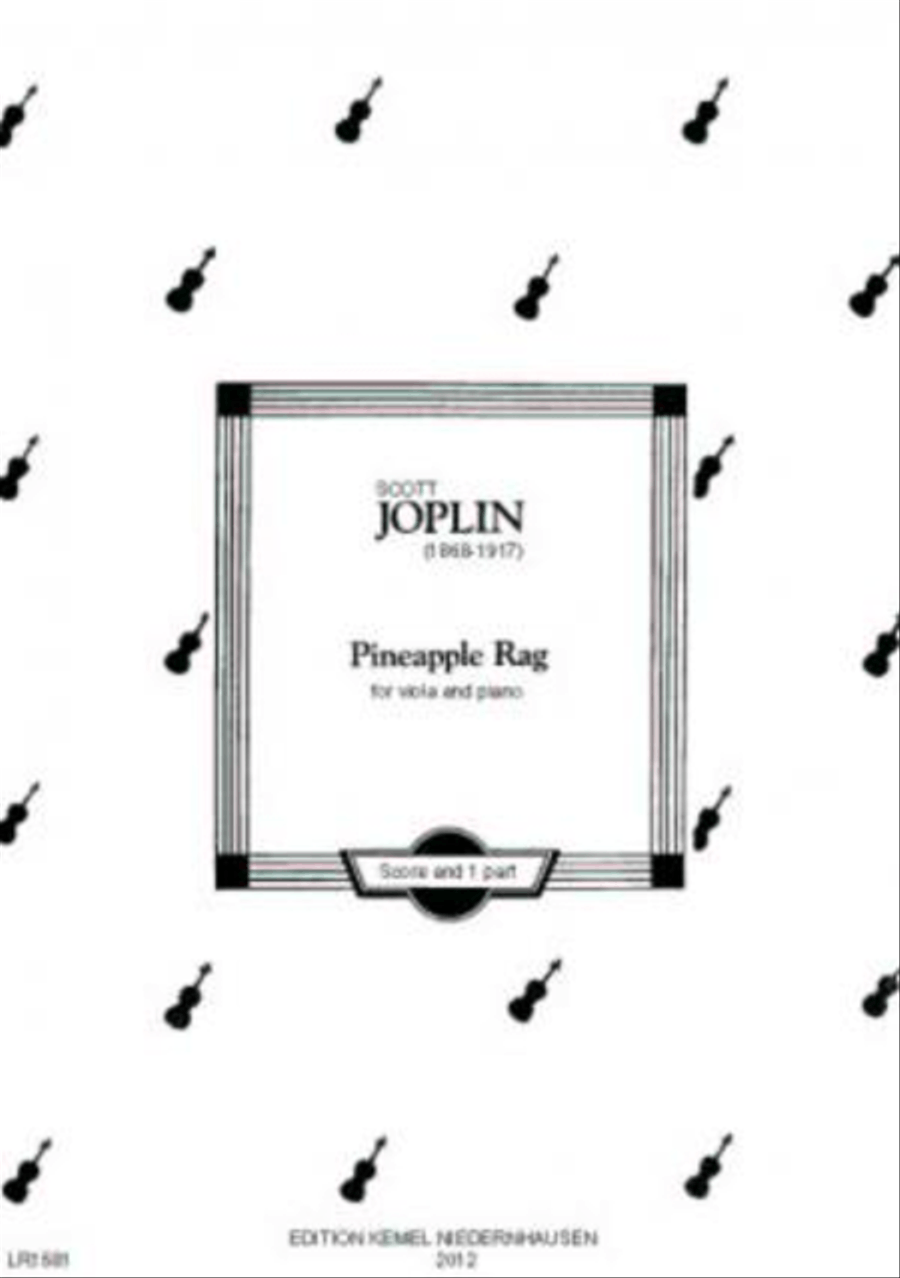 Pineapple rag Piano Accompaniment scores gallery preview page 1