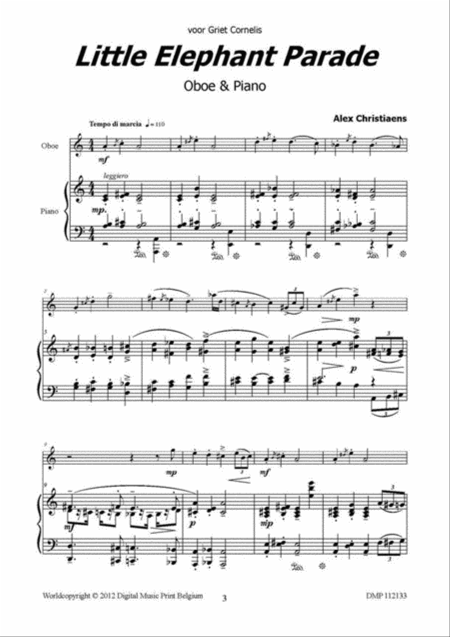 Little Elephants Parade Little Elephants Parade Piano Accompaniment scores gallery preview page 2