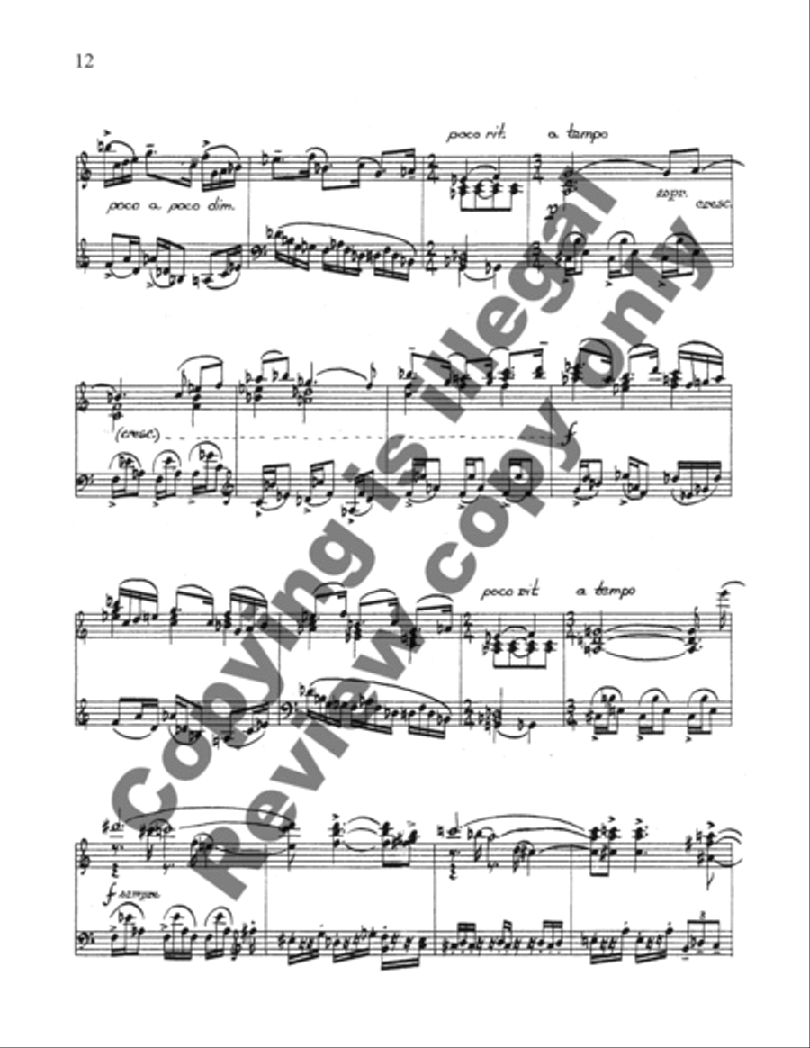 Six Preludes for Piano Six Preludes for Piano Piano Solo scores gallery preview page 7