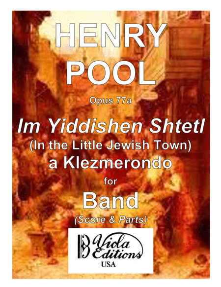 "Im Yiddishen Shtetl" (In the Little Jewish Town), a Klezmerondo for Band (Score & Parts) image number null
