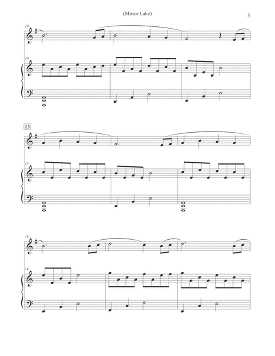 Mirror Lake - French Horn & Piano image number null