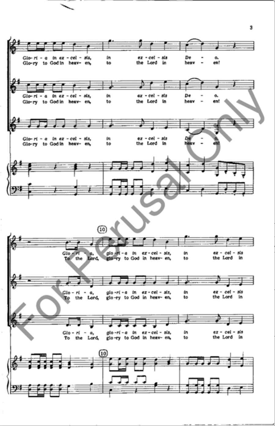 Gloria SSA scores gallery preview page 3