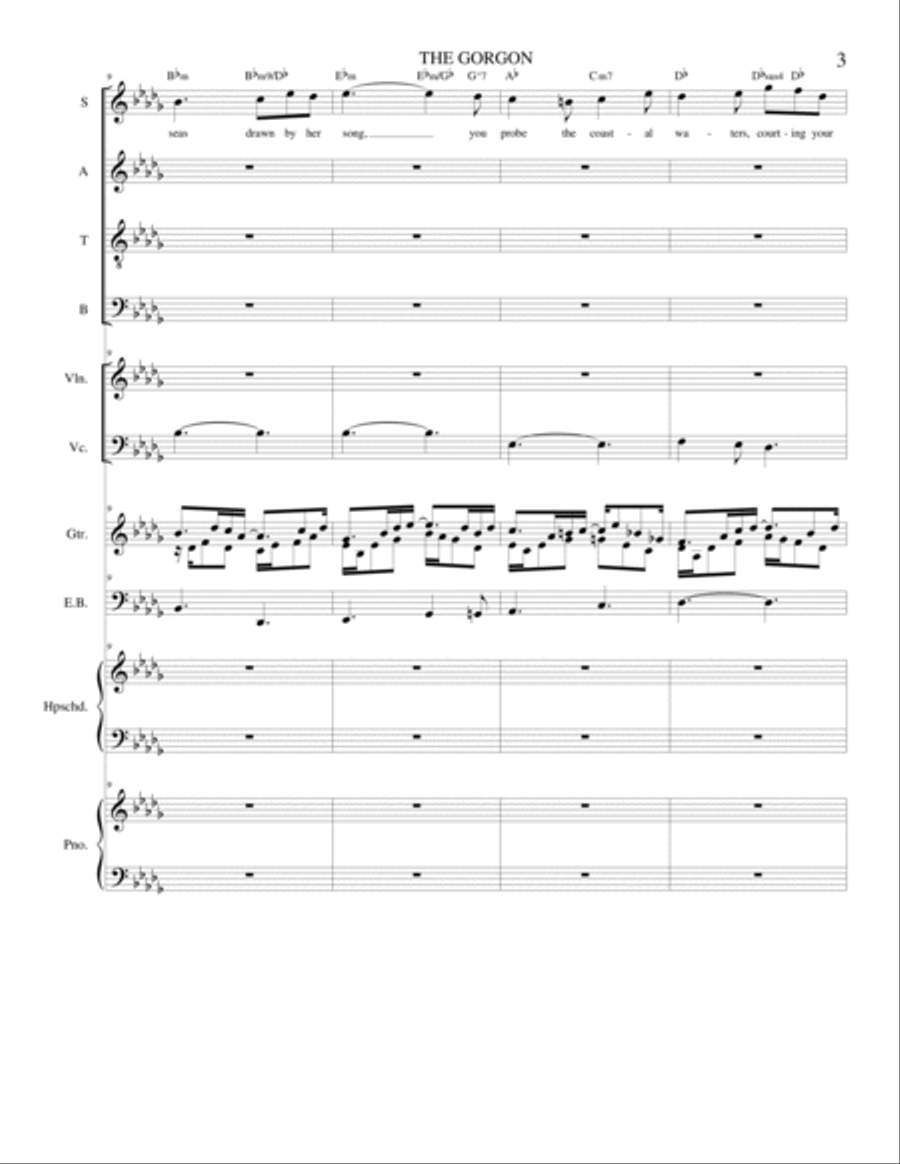 The Gorgon Choir scores gallery preview page 3