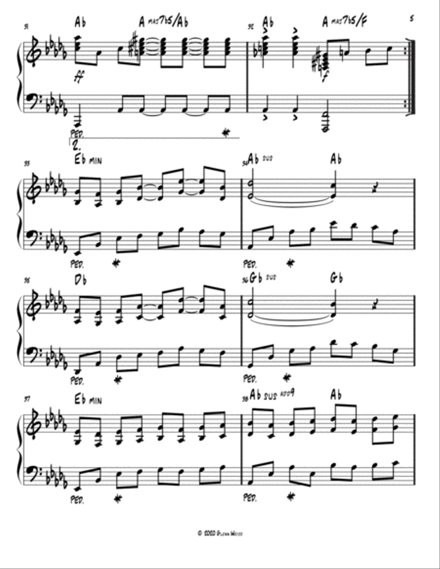 Deep Thoughts Piano Solo scores gallery preview page 5