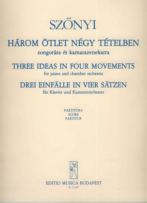 Book cover for Drei Einfälle in vier Sätzen