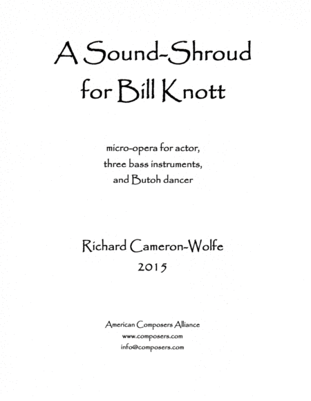 [Cameron-Wolfe] A Sound-Shroud for Bill Knott