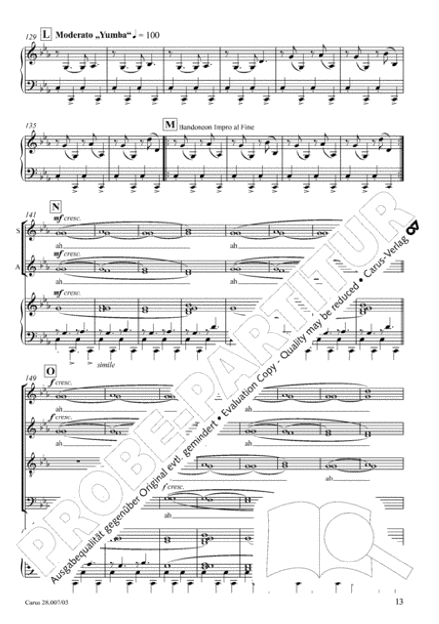 Missa latina 4-Part scores gallery preview page 14