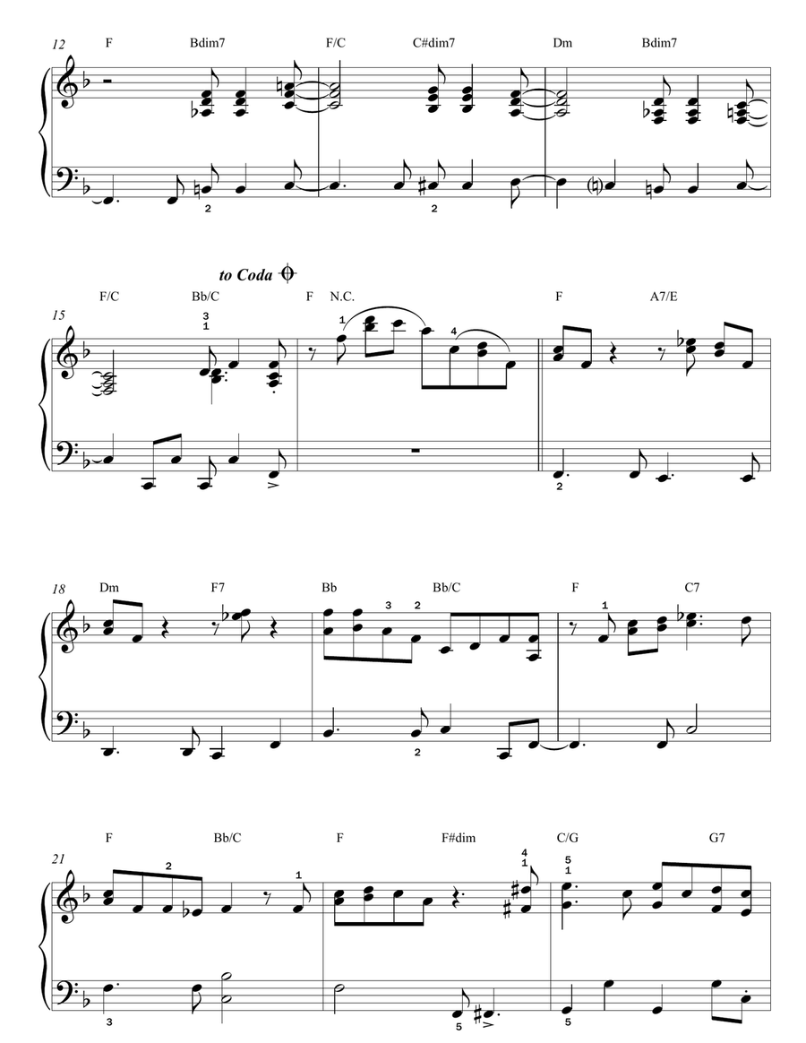 I Wish I Knew How It Would Feel To Be Free Easy Piano scores gallery preview page 2