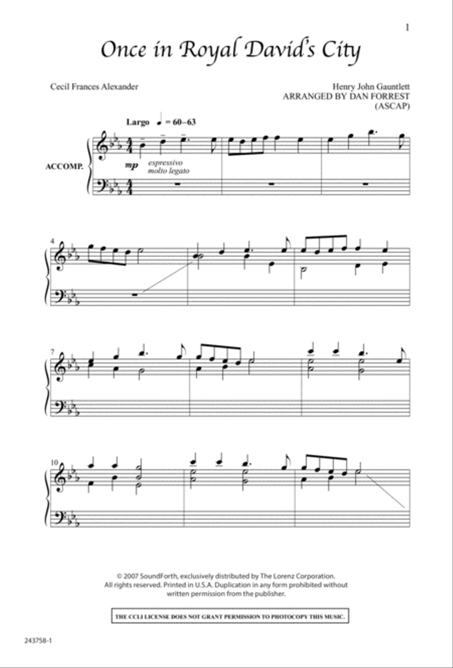 Lord of Glory 4-Part scores gallery preview page 2
